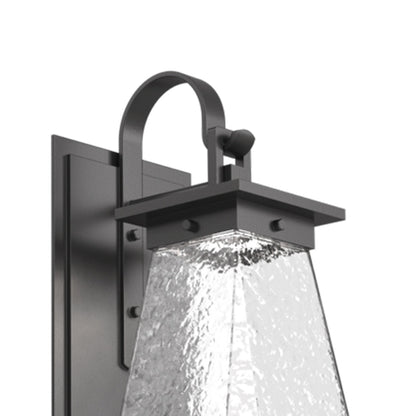 Beacon Outdoor LED Wall Light with Shepherd's Hook in Detail.