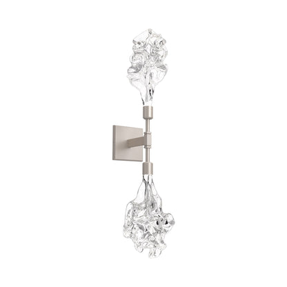 Blossom Double LED Wall Light in Beige Silver.