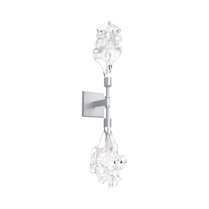 Blossom Double LED Wall Light in Classic Silver.