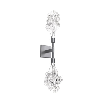 Blossom Double LED Wall Light in Gunmetal.
