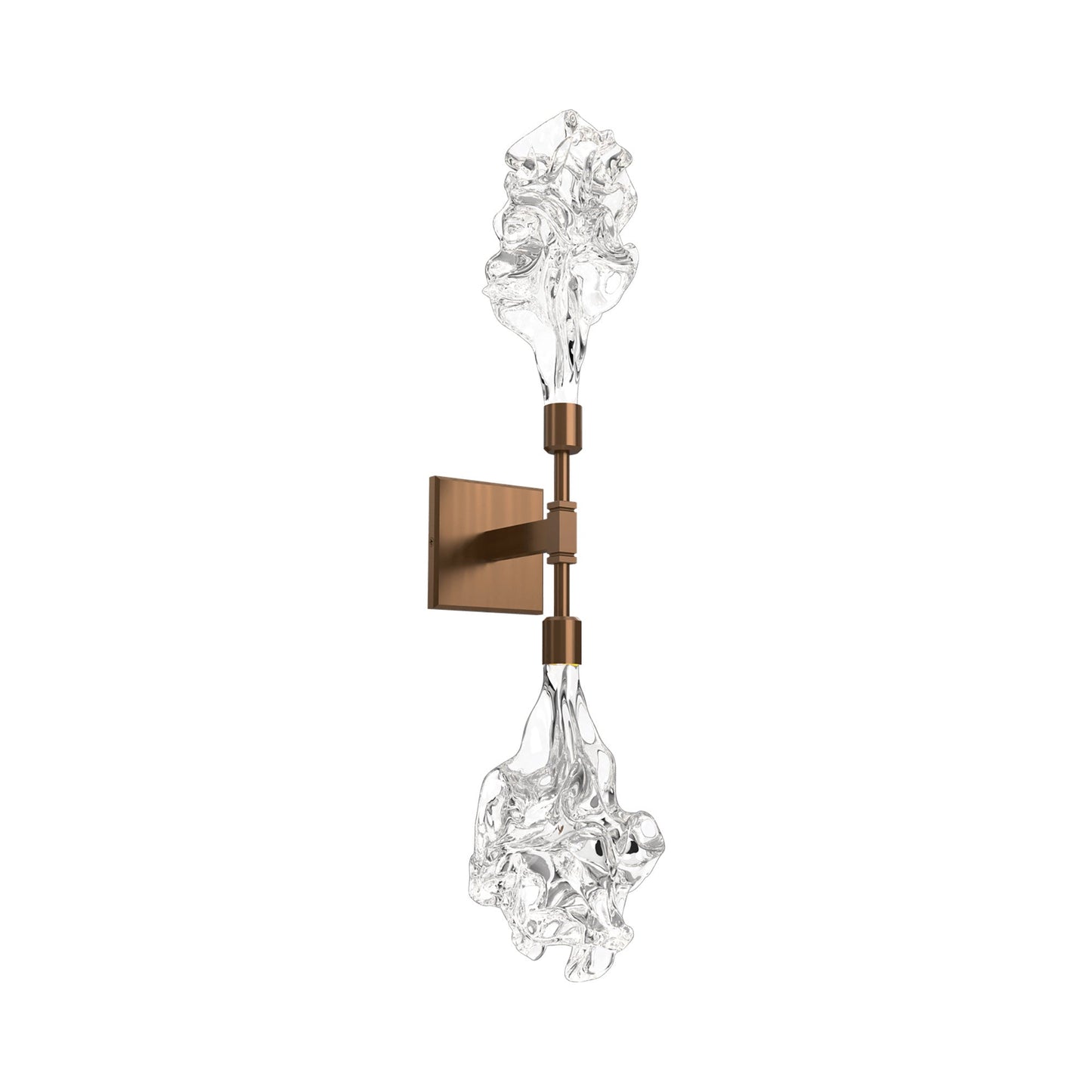 Blossom Double LED Wall Light in Oil Rubbed Bronze.
