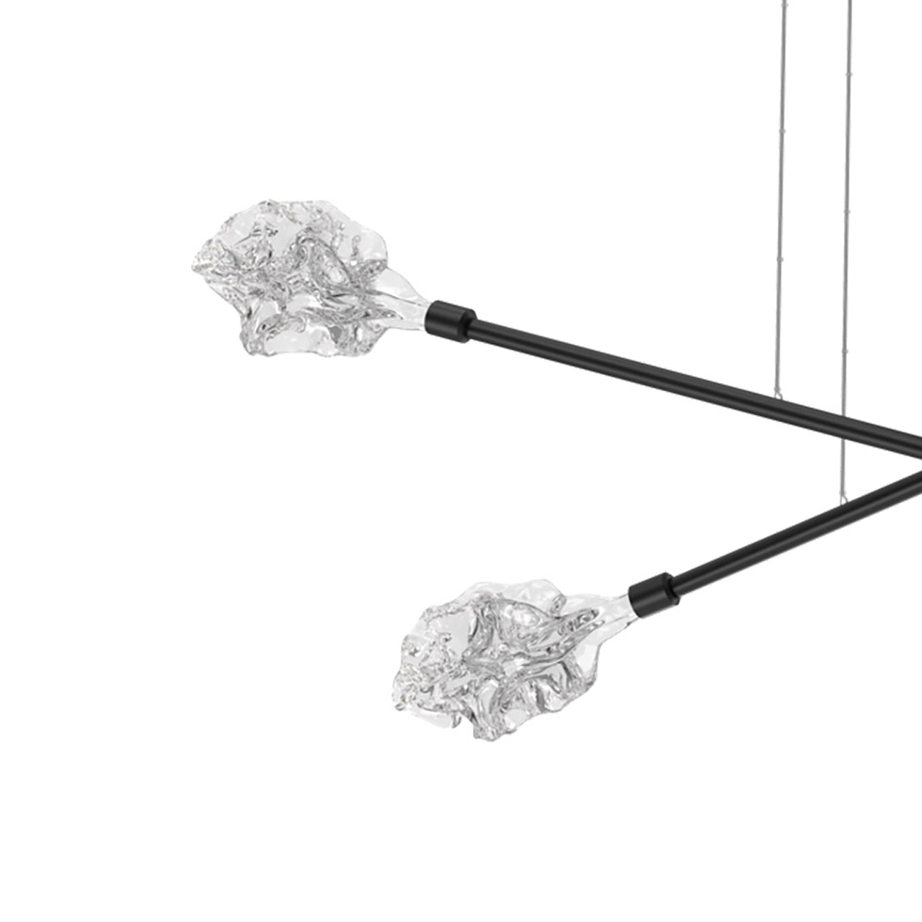 Blossom Double Moda Linear LED Chandelier in Detail.