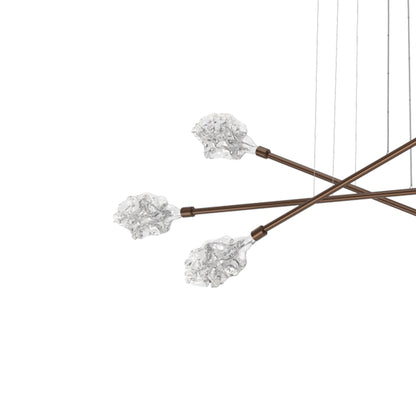 Blossom Triple Moda Linear LED Chandelier in Detail.