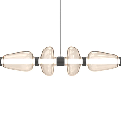 Bolla Mandrel Linear LED Chandelier in Detail.
