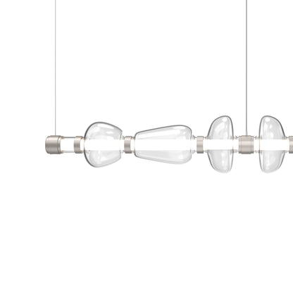 Bolla Mandrel Linear LED Chandelier in Detail.