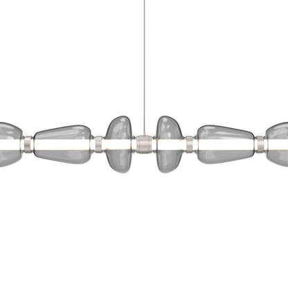 Bolla Mandrel Linear LED Chandelier in Detail.