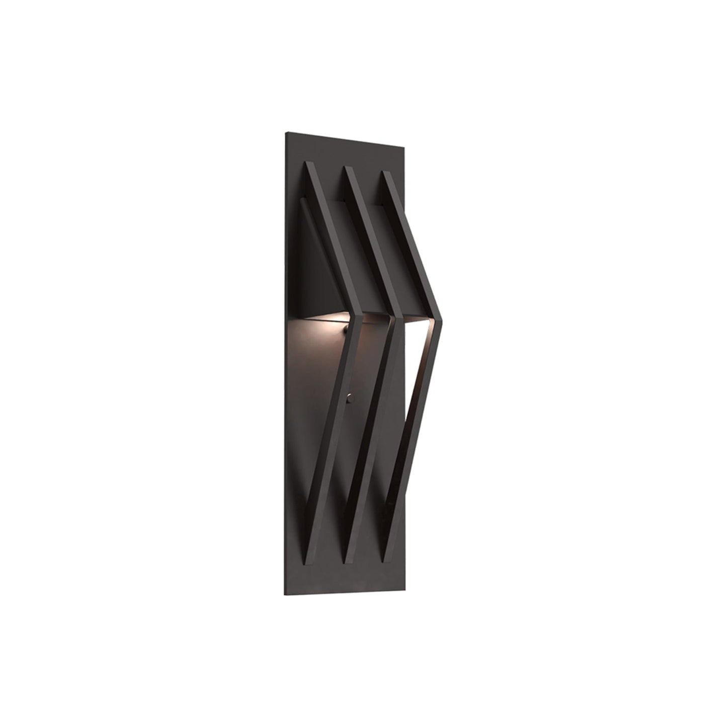 Bridge Outdoor LED Wall Light in Statuary Bronze (18-Inch).
