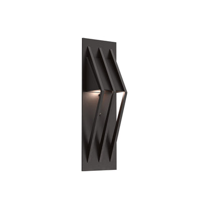 Bridge Outdoor LED Wall Light in Statuary Bronze (18-Inch).