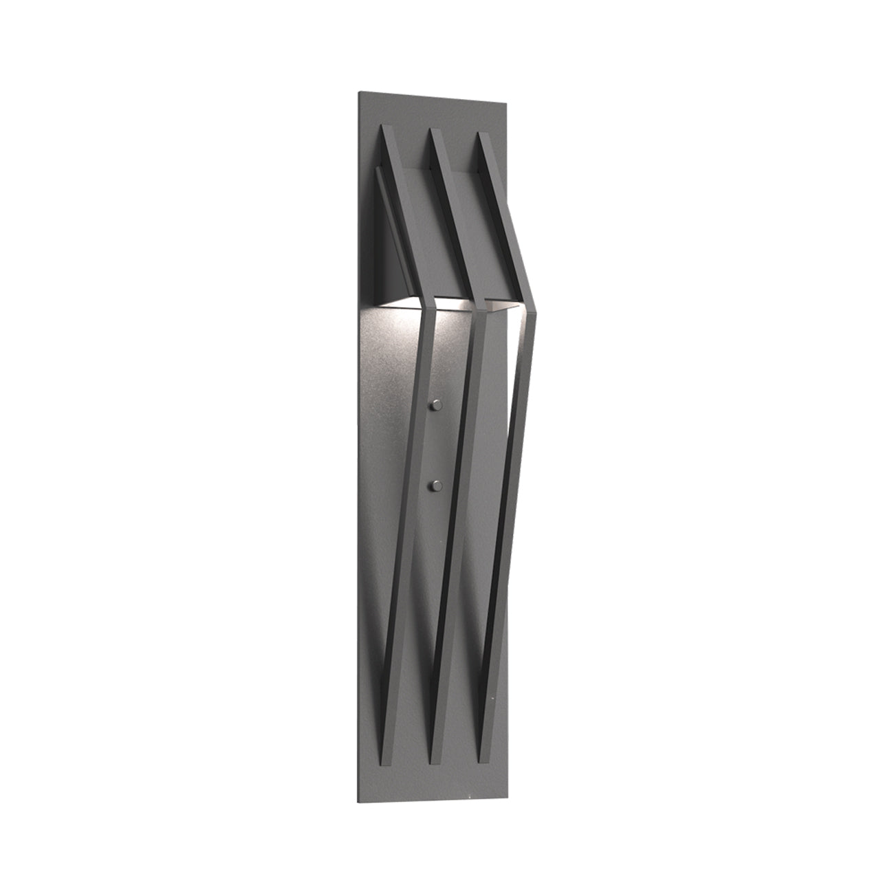 Bridge Outdoor LED Wall Light in Argento Grey (24-Inch).