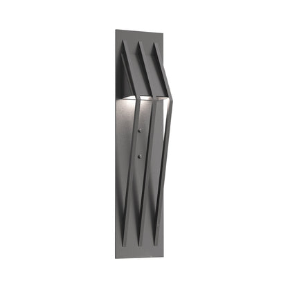 Bridge Outdoor LED Wall Light in Argento Grey (24-Inch).