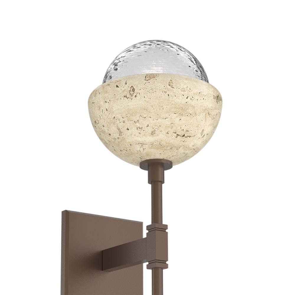 Cabochon Belvedere LED Wall Light in Detail.