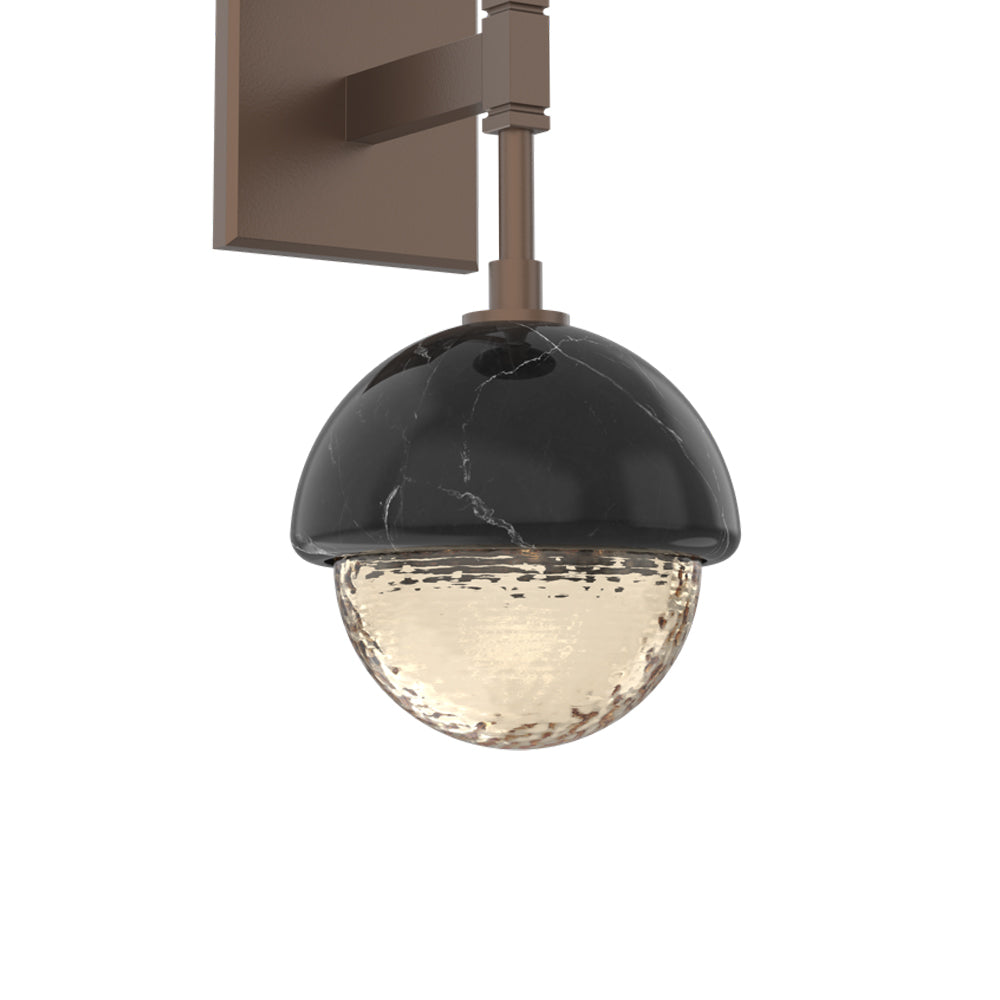 Cabochon Double LED Wall Light in Detail.