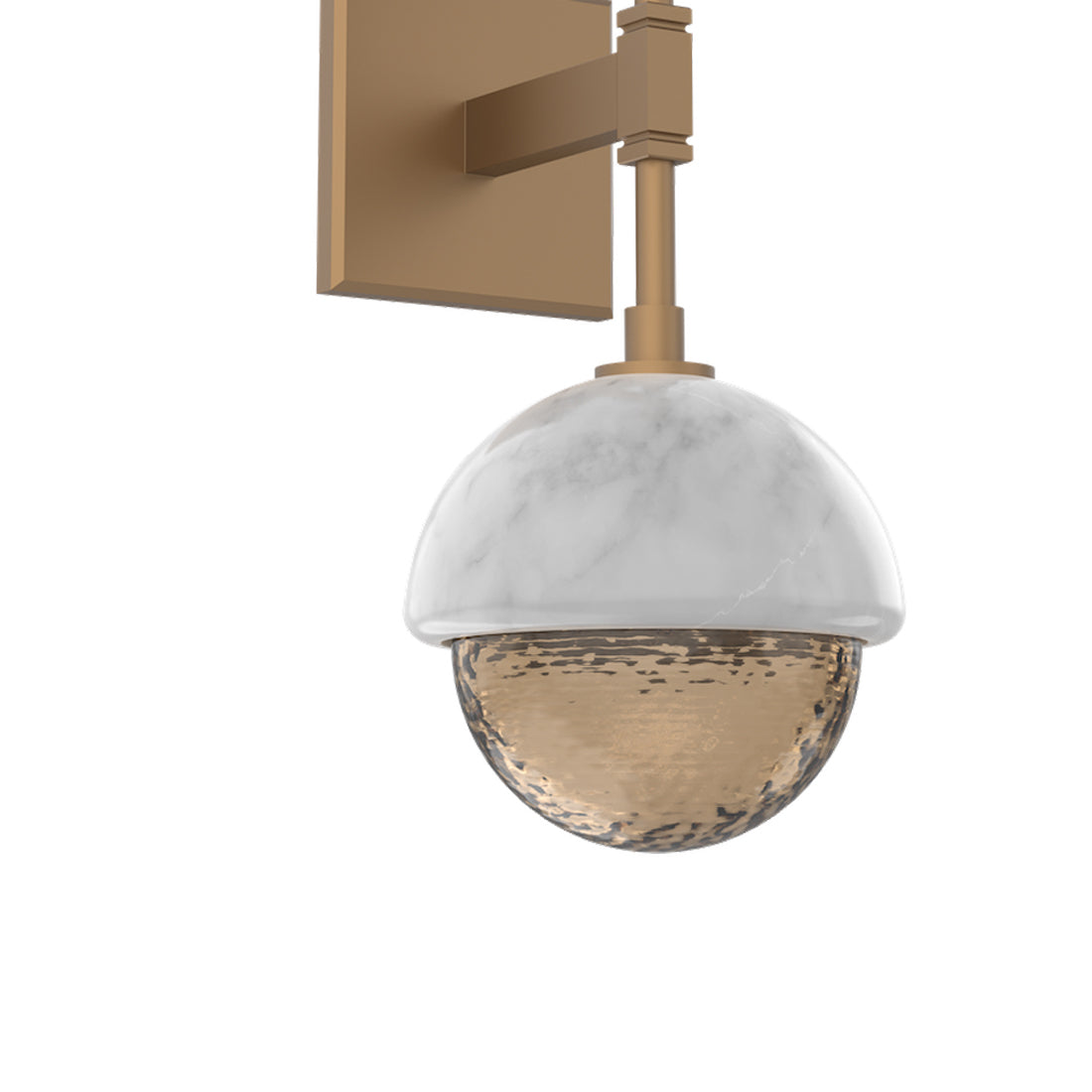Cabochon Double LED Wall Light in Detail.