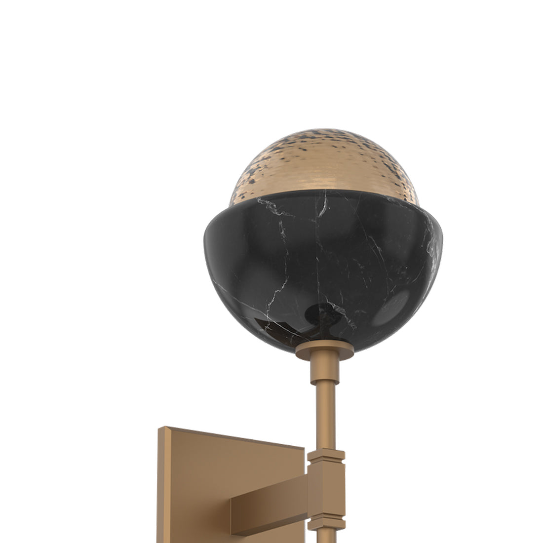 Cabochon Double LED Wall Light in Detail.