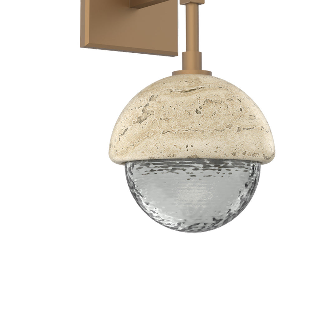 Cabochon Double LED Wall Light in Detail.