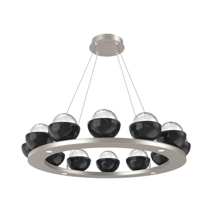 Cabochon Ring Clear LED Chandelier.