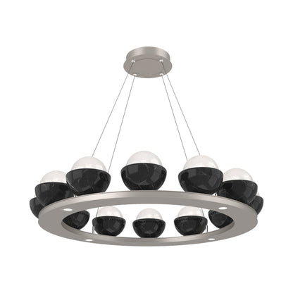 Cabochon Ring White LED Chandelier.