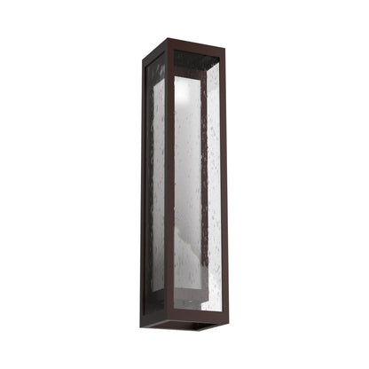 Double Box Cover Outdoor LED Wall Light in Statuary Bronze (26-Inch).