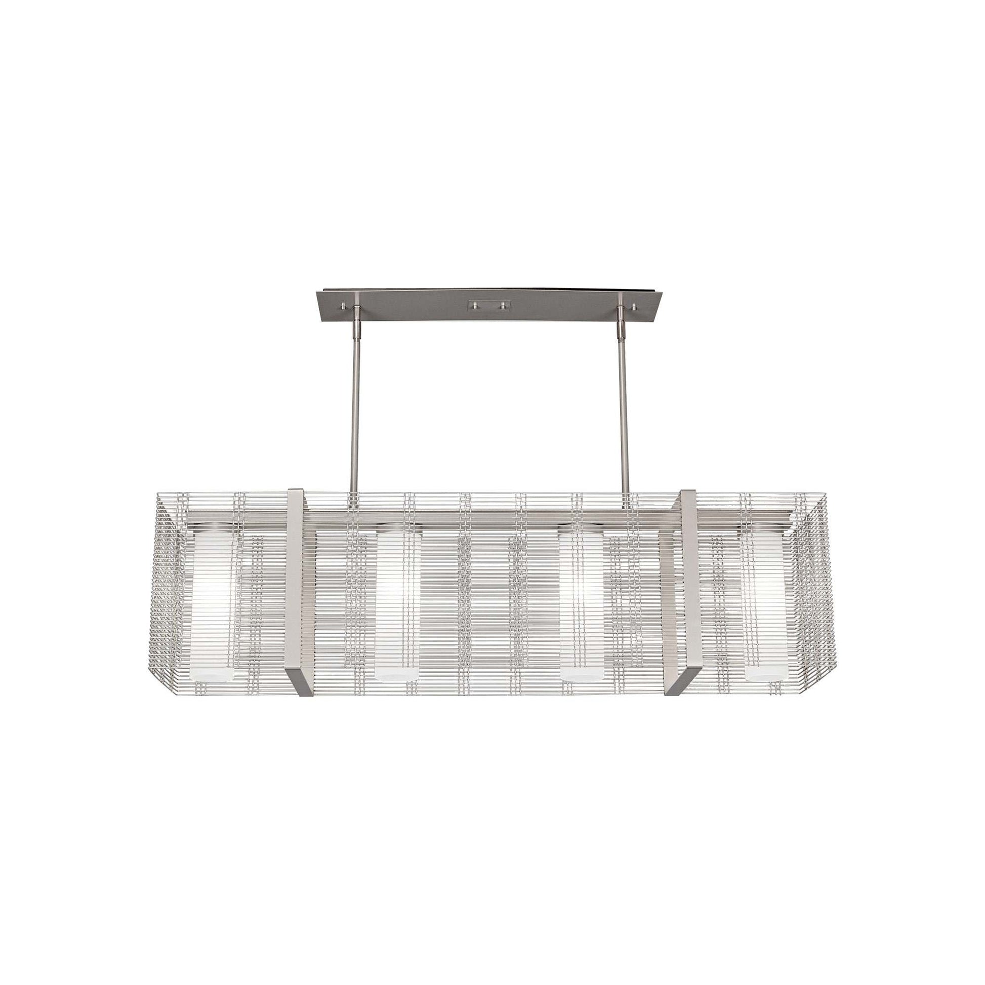 Downtown Mesh Linear LED Chandelier.