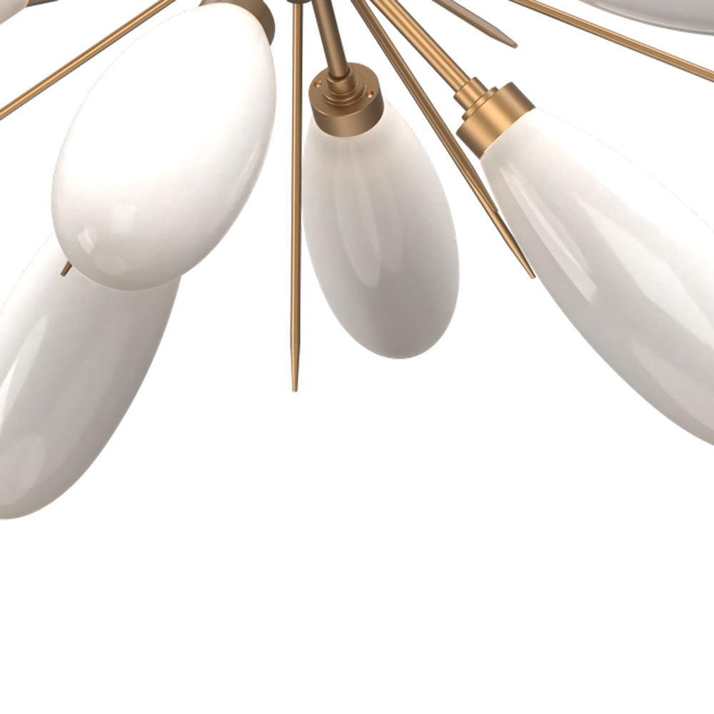 Fiori Starburst LED Flush Mount Ceiling Light in Detail.