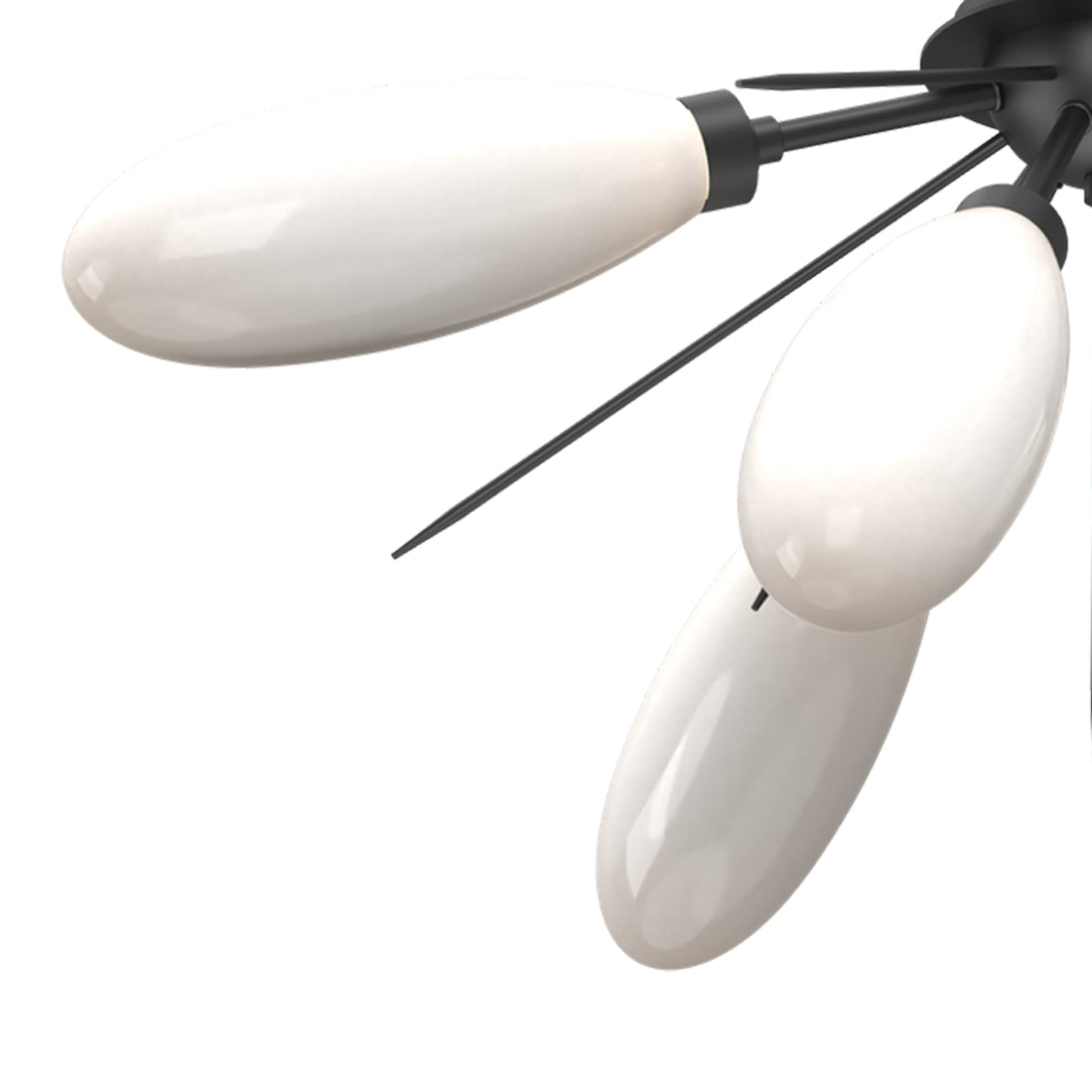 Fiori Starburst LED Flush Mount Ceiling Light in Detail.