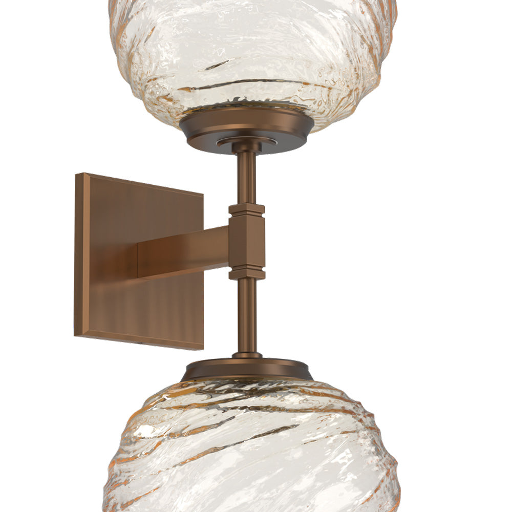 Gaia Double LED Wall Light in Detail.