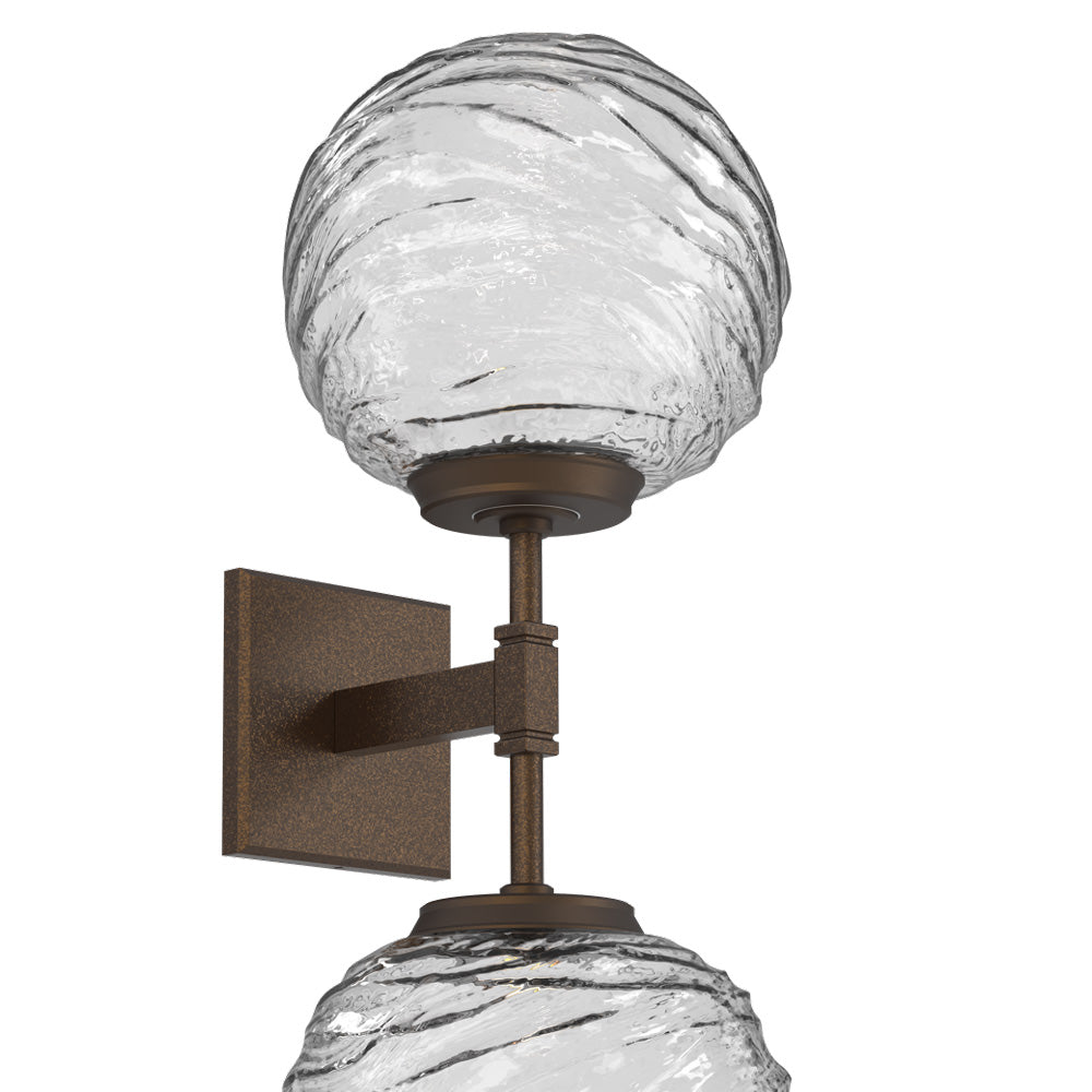 Gaia Double LED Wall Light in Detail.