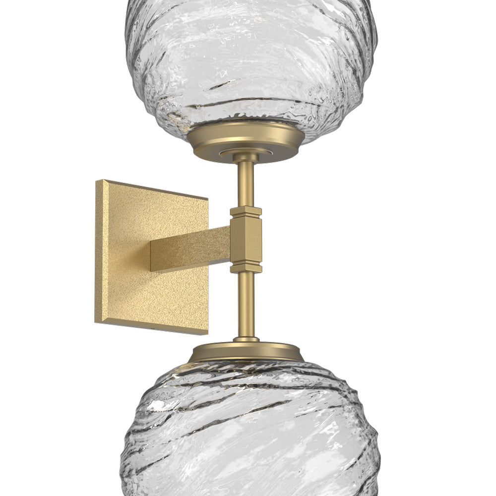 Gaia Double LED Wall Light in Detail.