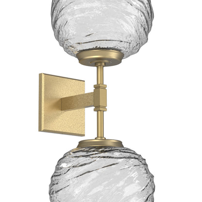 Gaia Double LED Wall Light in Detail.
