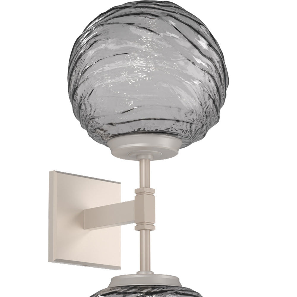 Gaia Double LED Wall Light in Detail.