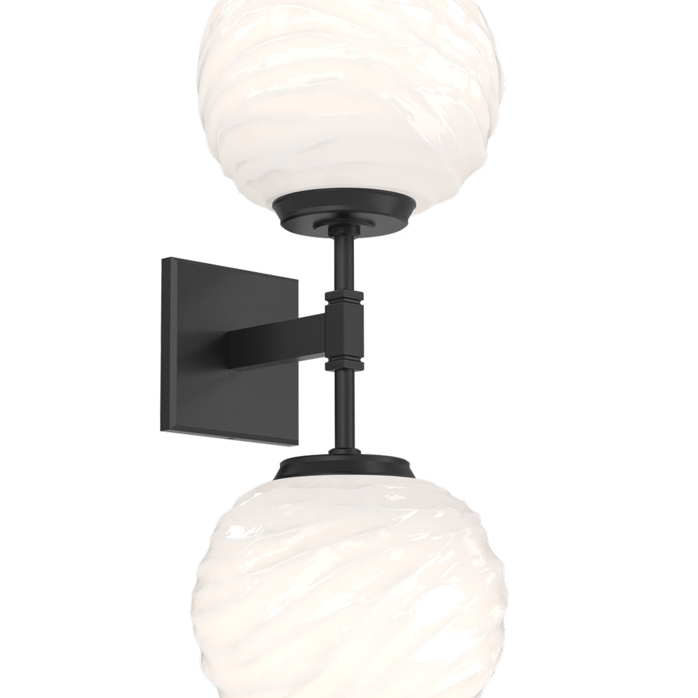 Gaia Double LED Wall Light in Detail.