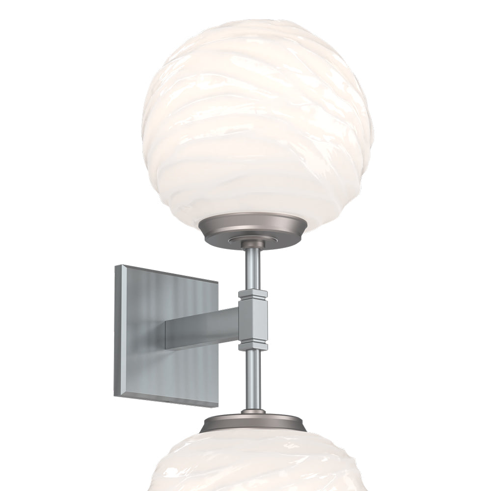 Gaia Double LED Wall Light in Detail.