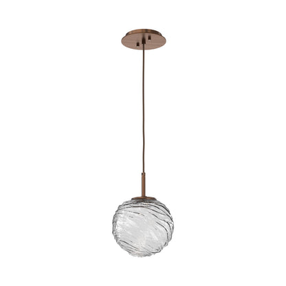 Gaia LED Pendant Light in Oil Rubbed Bronze/Clear (Medium).