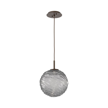 Gaia LED Pendant Light in Flat Bronze/Smoke (Large).