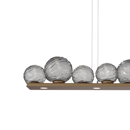 Gaia Linear LED Chandelier in Detail.
