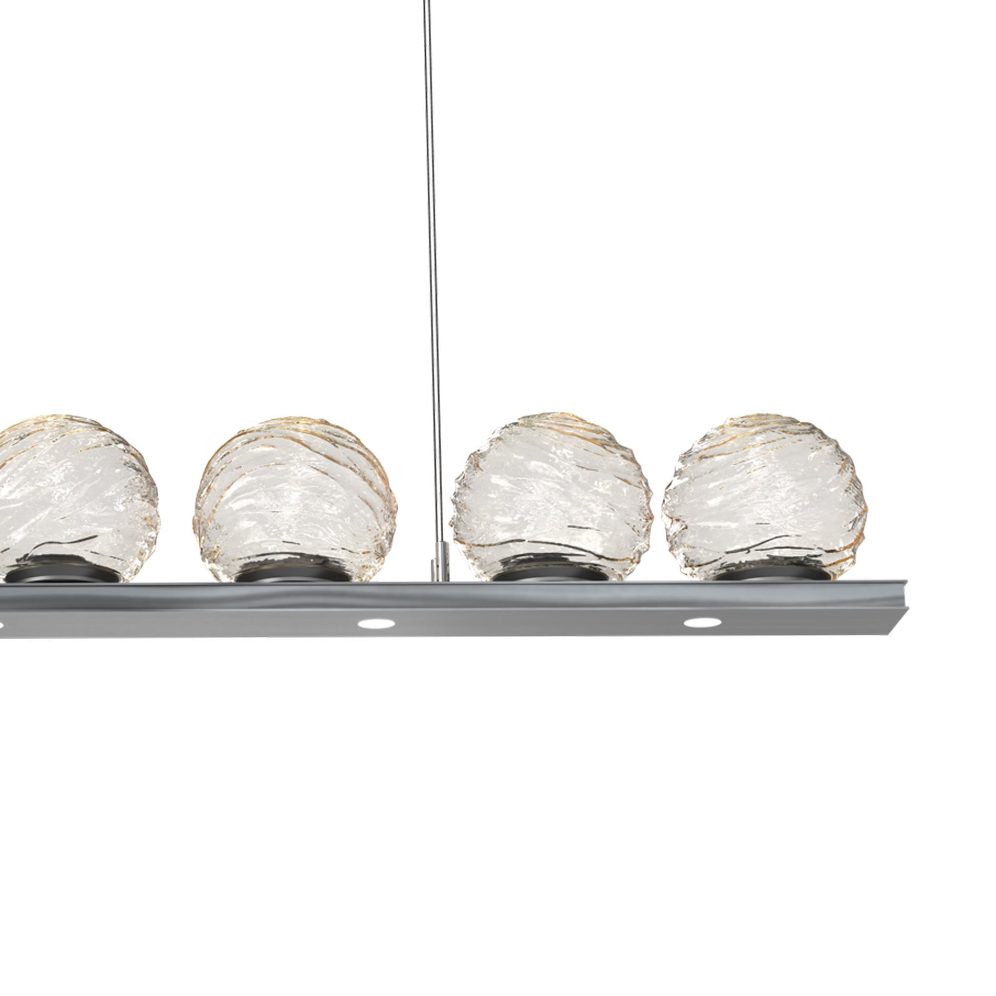 Gaia Linear LED Chandelier in Detail.