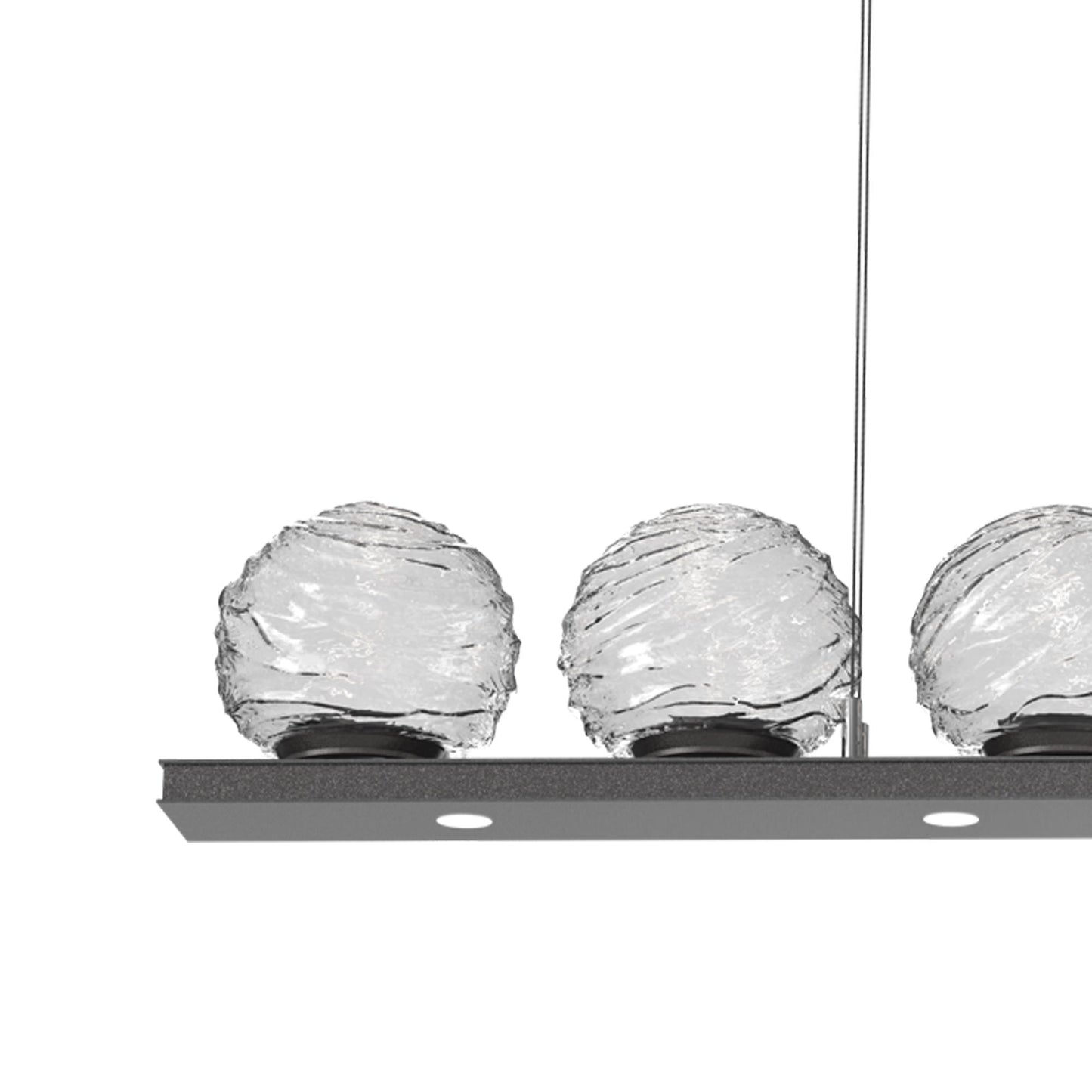 Gaia Linear LED Chandelier in Detail.