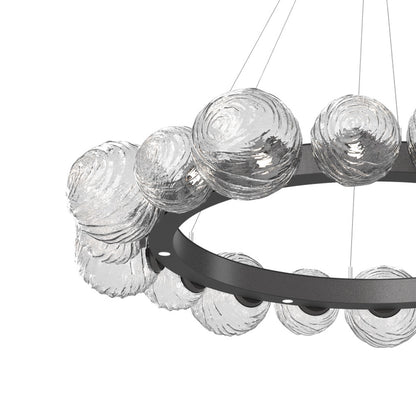Gaia Radial Ring LED Chandelier in Detail.