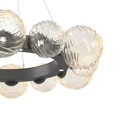 Gaia Radial Ring LED Chandelier in Detail.