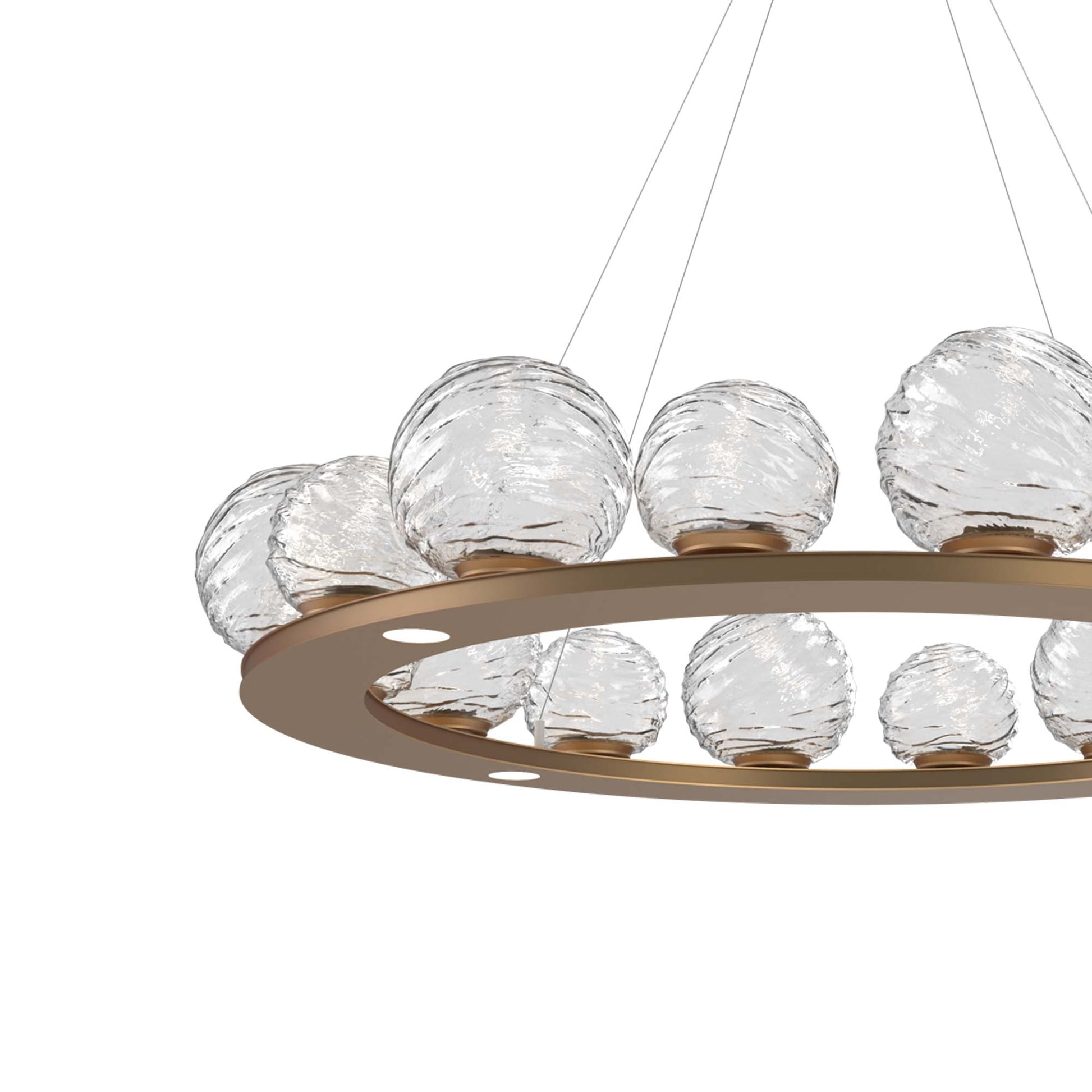Gaia Ring LED Chandelier in Detail.