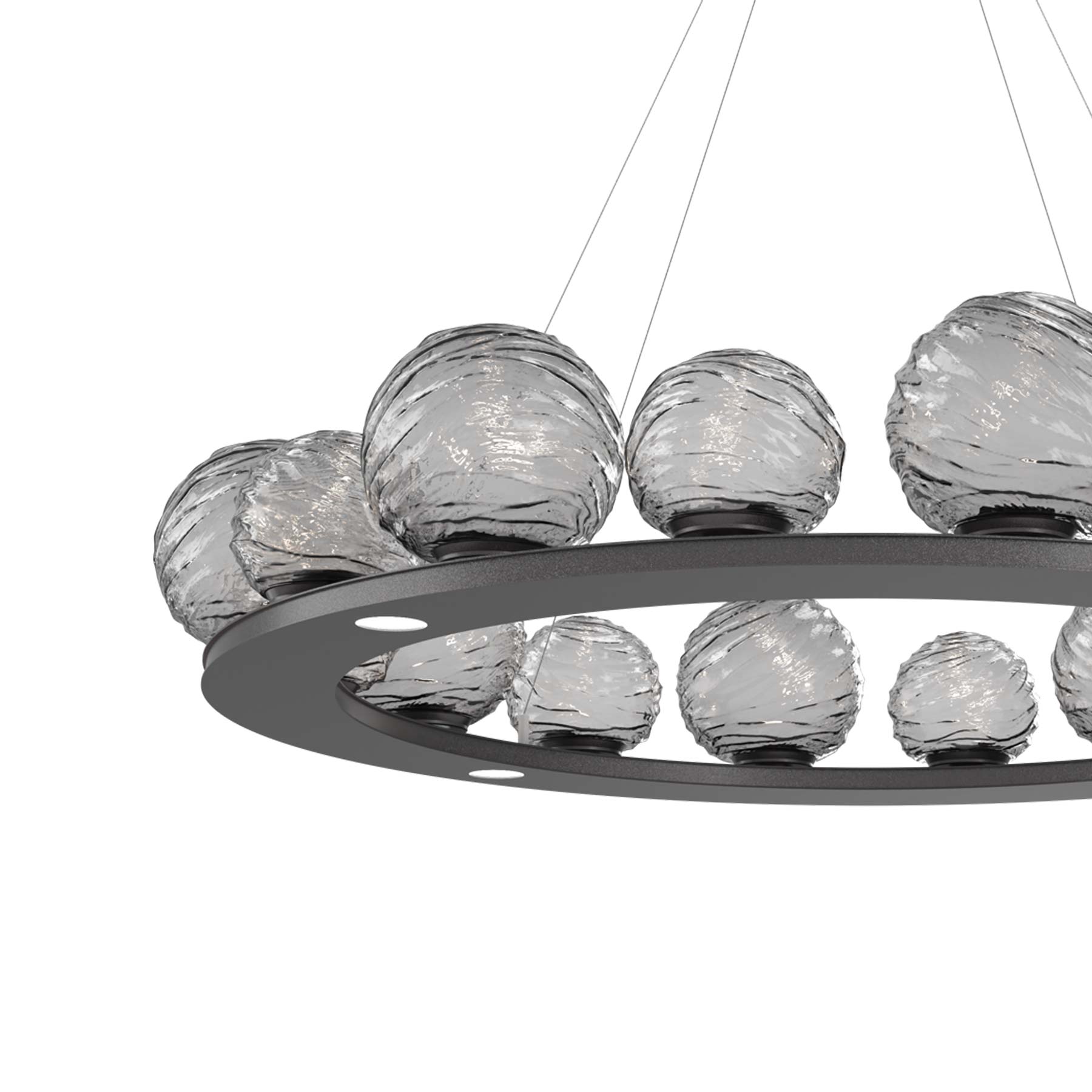 Gaia Ring LED Chandelier in Detail.