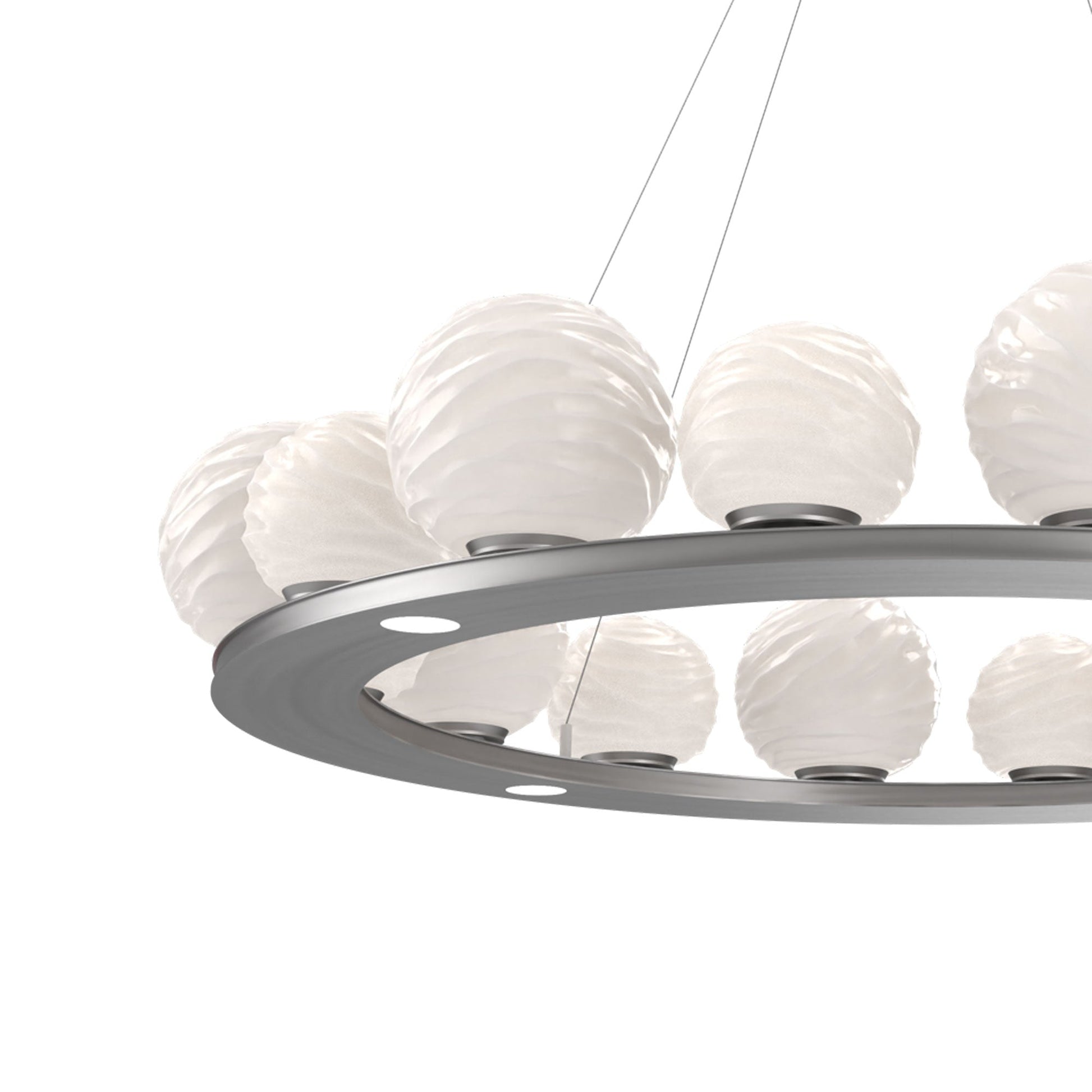 Gaia Ring LED Chandelier in Detail.
