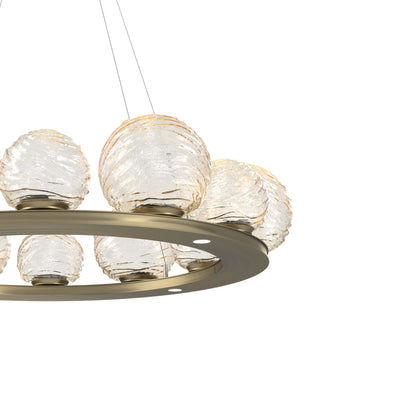 Gaia Ring LED Chandelier in Detail.