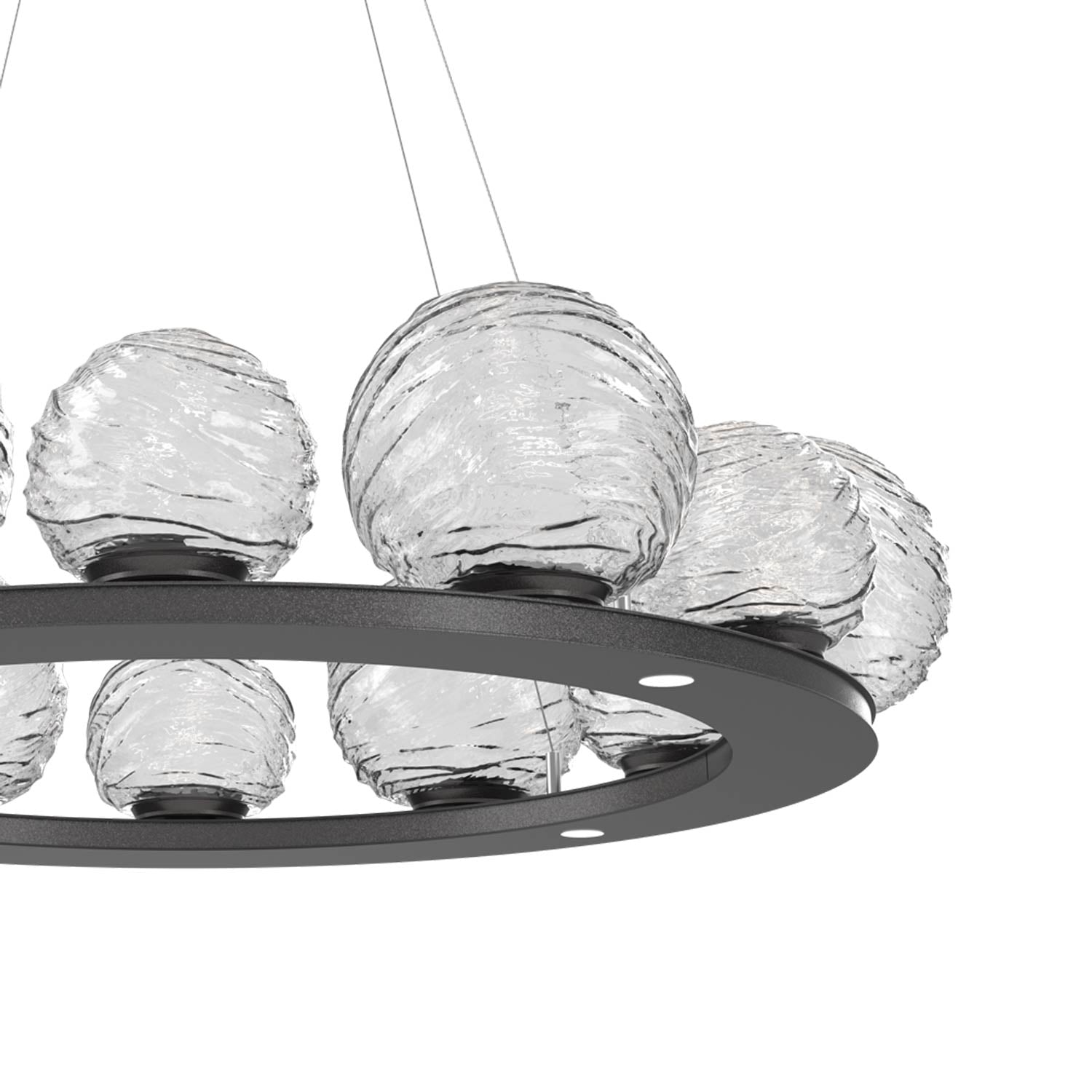 Gaia Ring LED Chandelier in Detail.