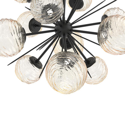 Gaia Starburst LED Chandelier in Detail.
