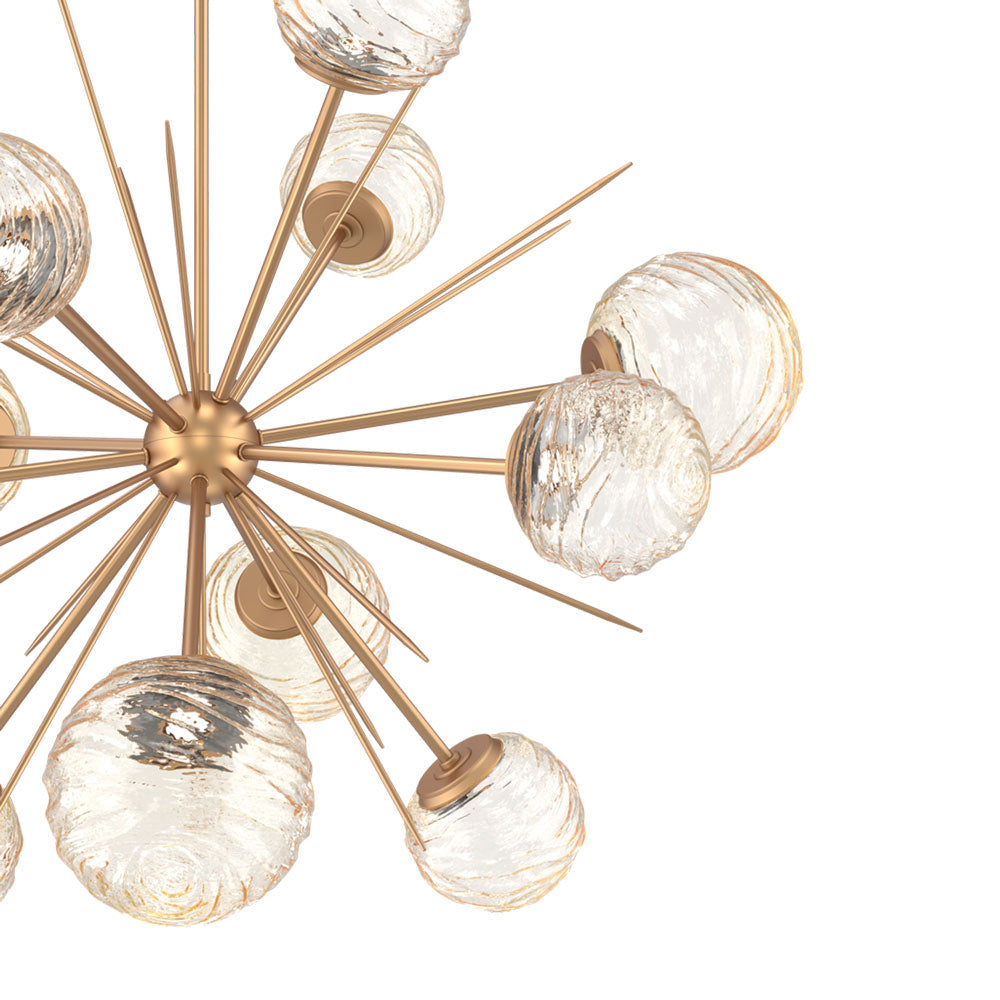 Gaia Starburst LED Chandelier in Detail.