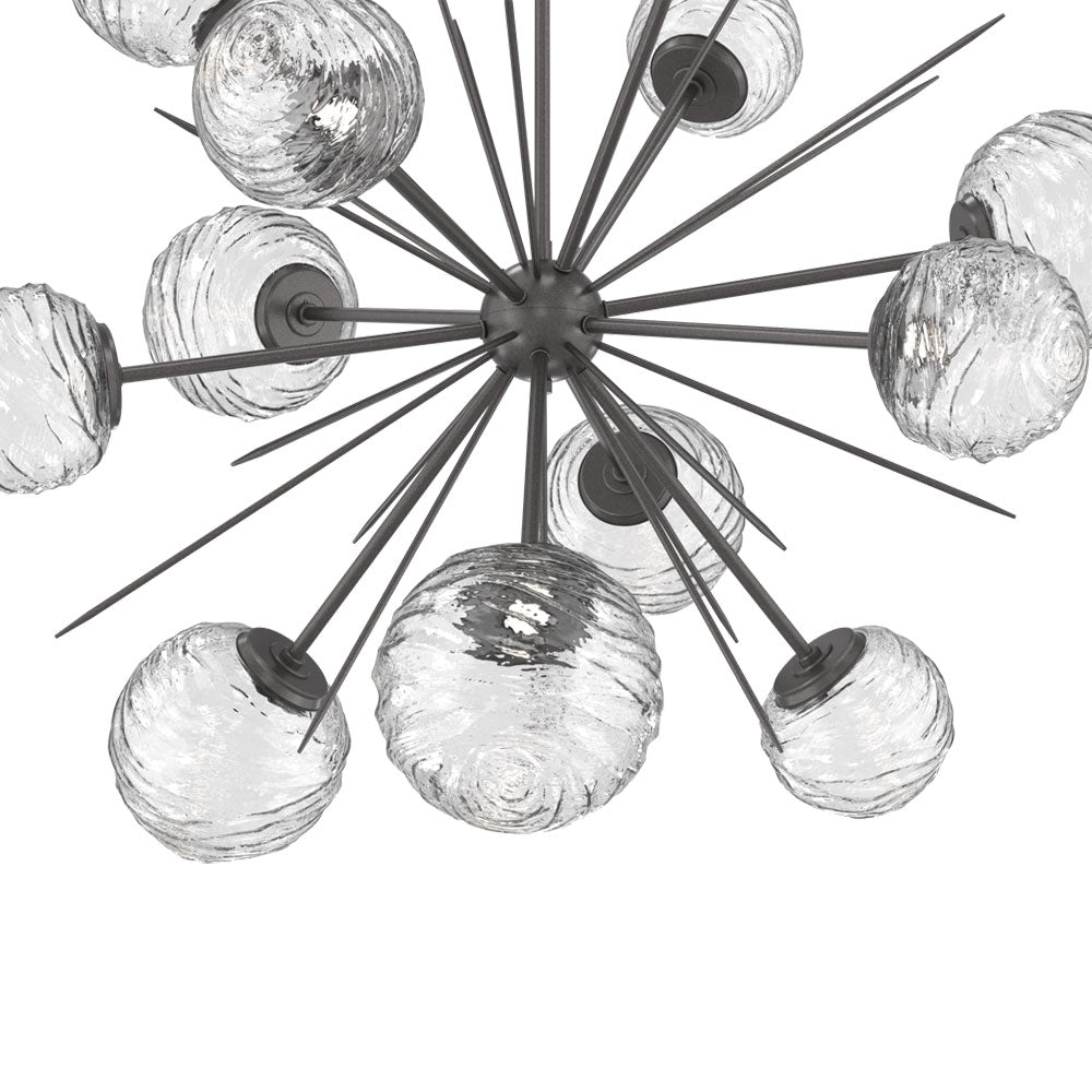 Gaia Starburst LED Chandelier in Detail.