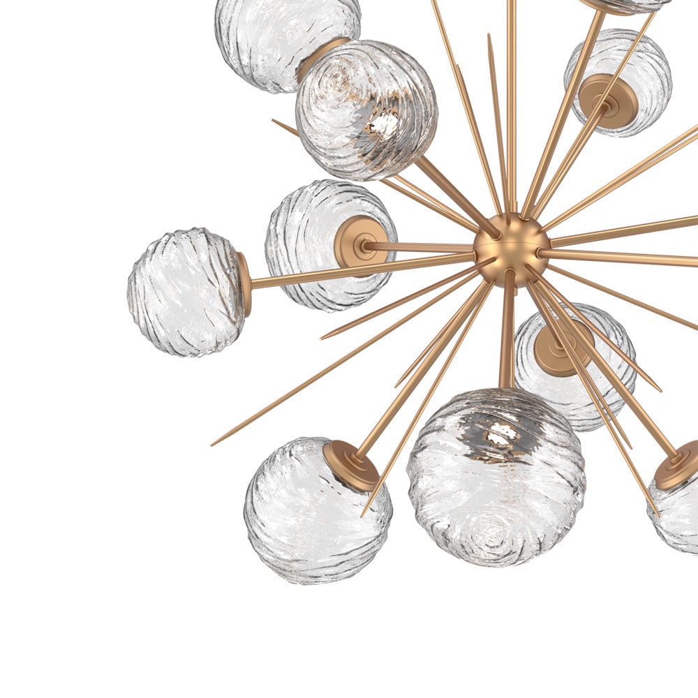 Gaia Starburst LED Chandelier in Detail.