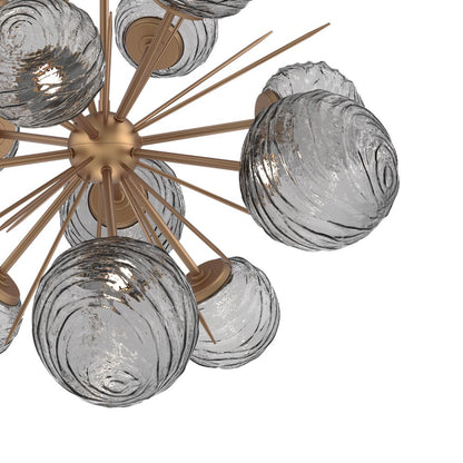 Gaia Starburst LED Chandelier in Detail.