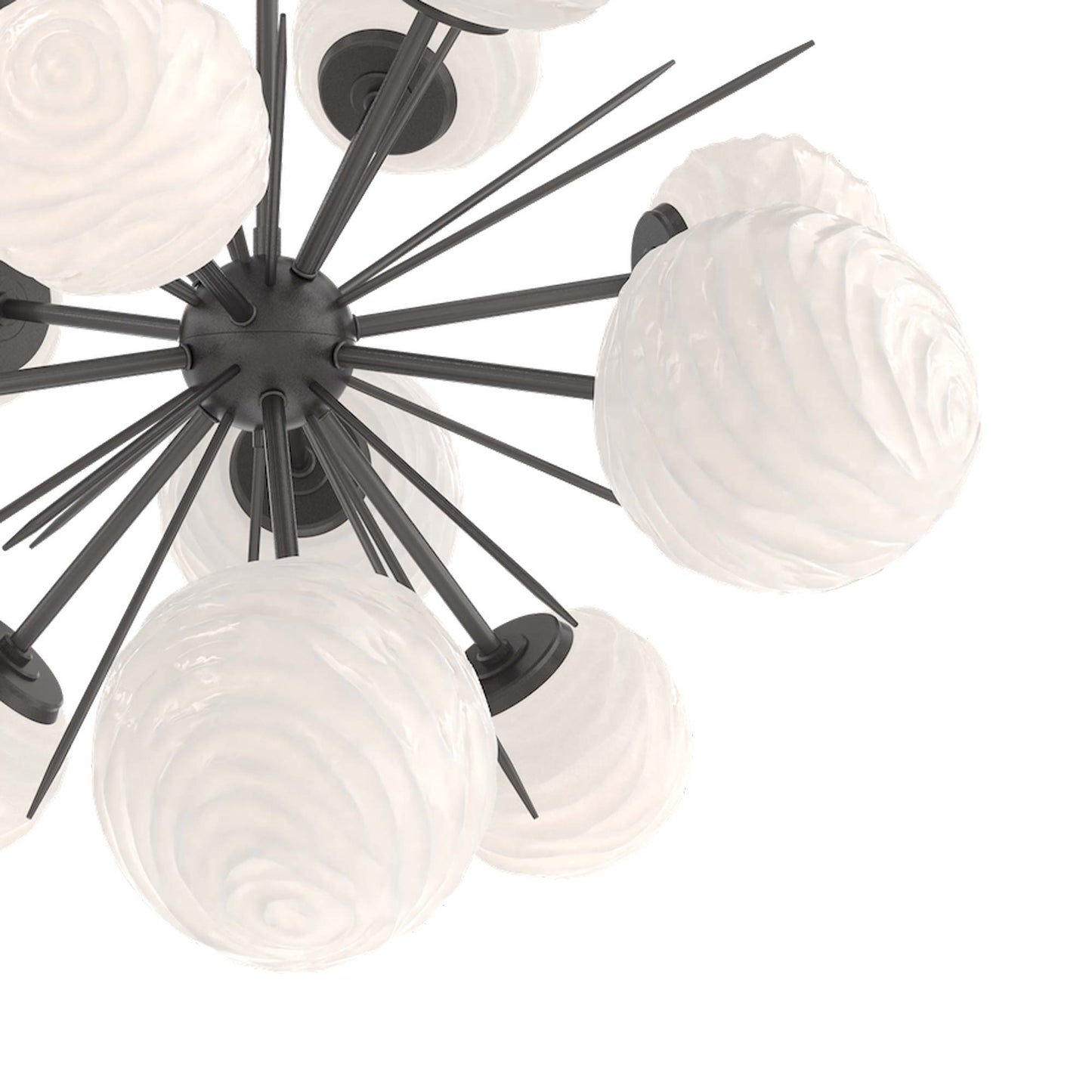 Gaia Starburst LED Chandelier in Detail.